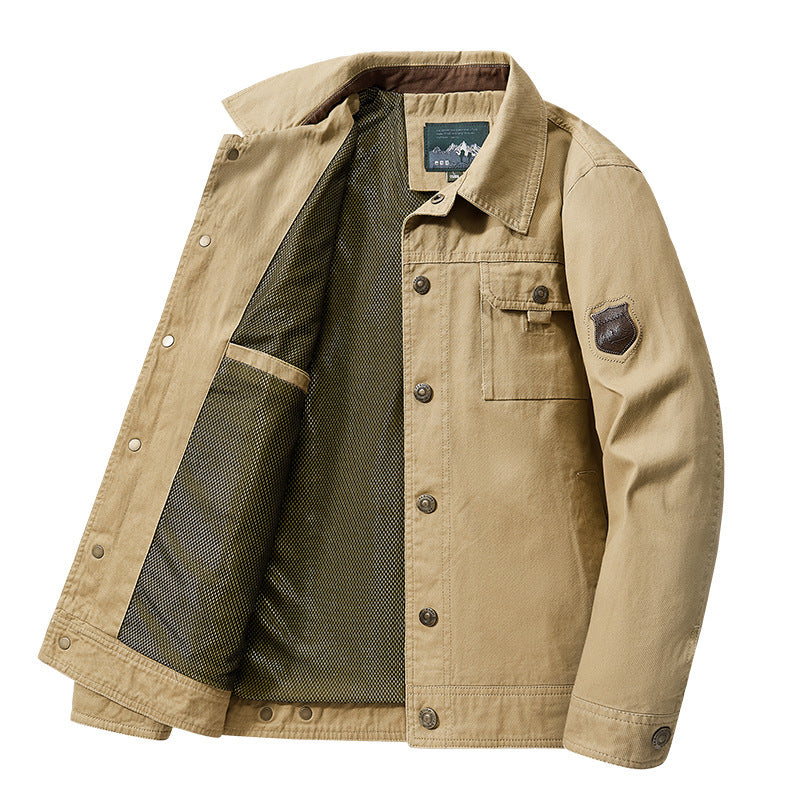Wasserdichte Herrenjacke atmungsaktiv mit Taschen