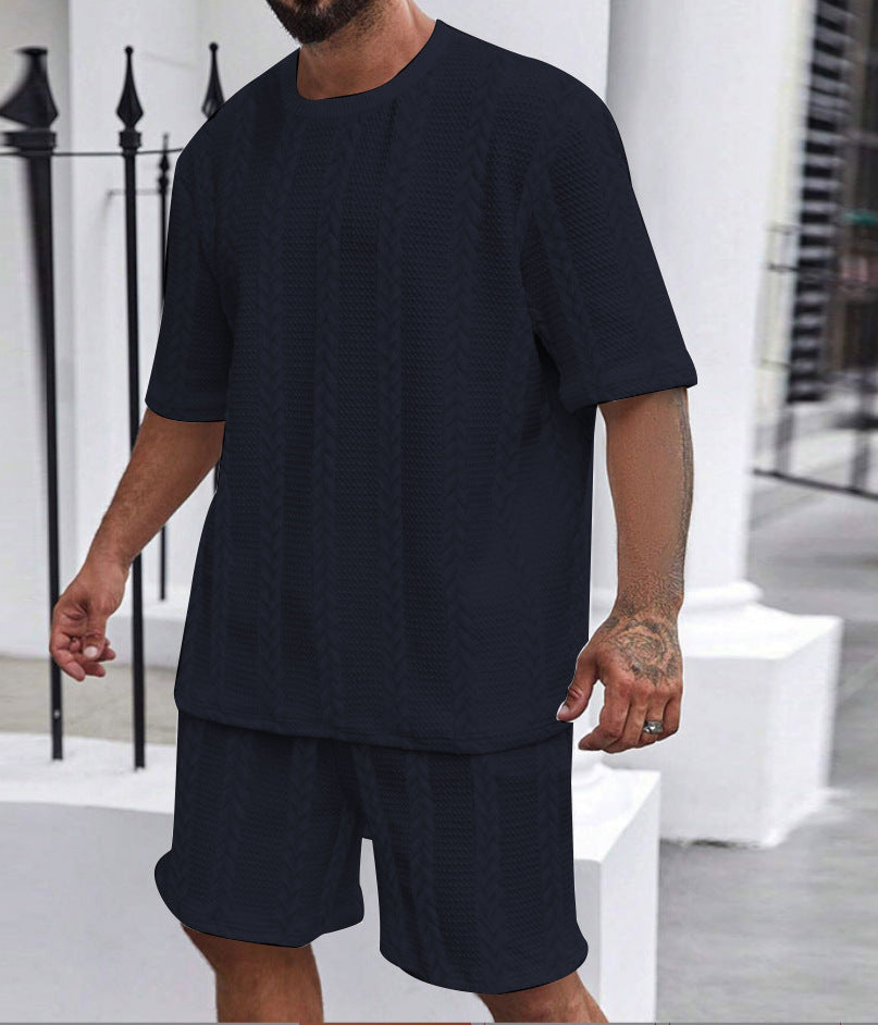 Herren Strickset Lässig Bequem Sommer