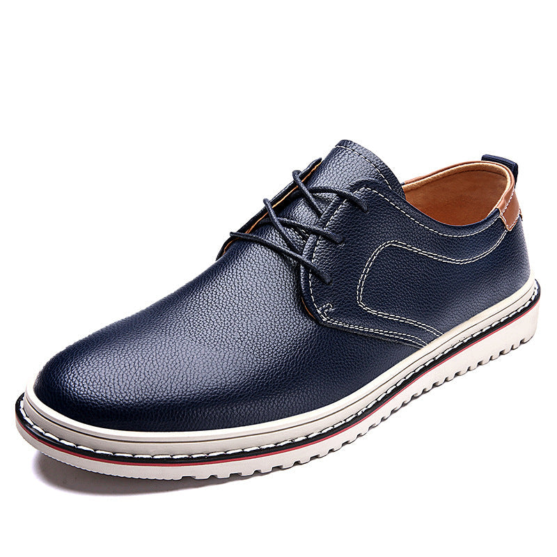 Herren Schnürschuhe Leder Elegante Freizeitschuhe Modern