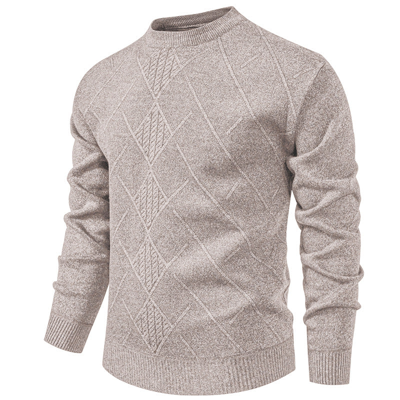 Herren Pullover Modern Rautenmuster Strick