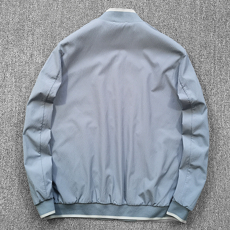 Herren Steppjacke Kontrastkragen Warm Modern Style