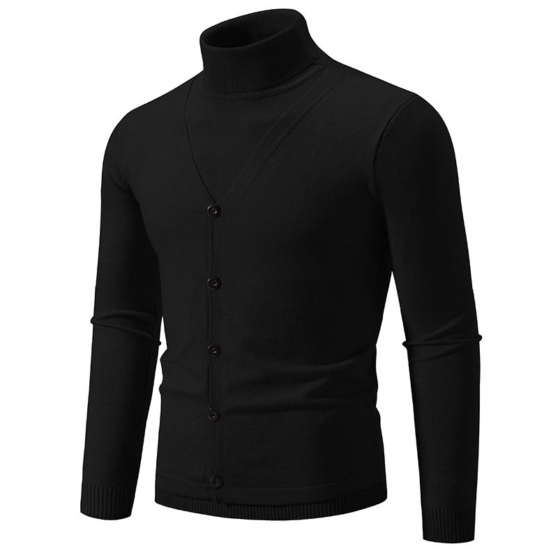 Herren Rollkragenpullover Elegante Kuschelware Modern