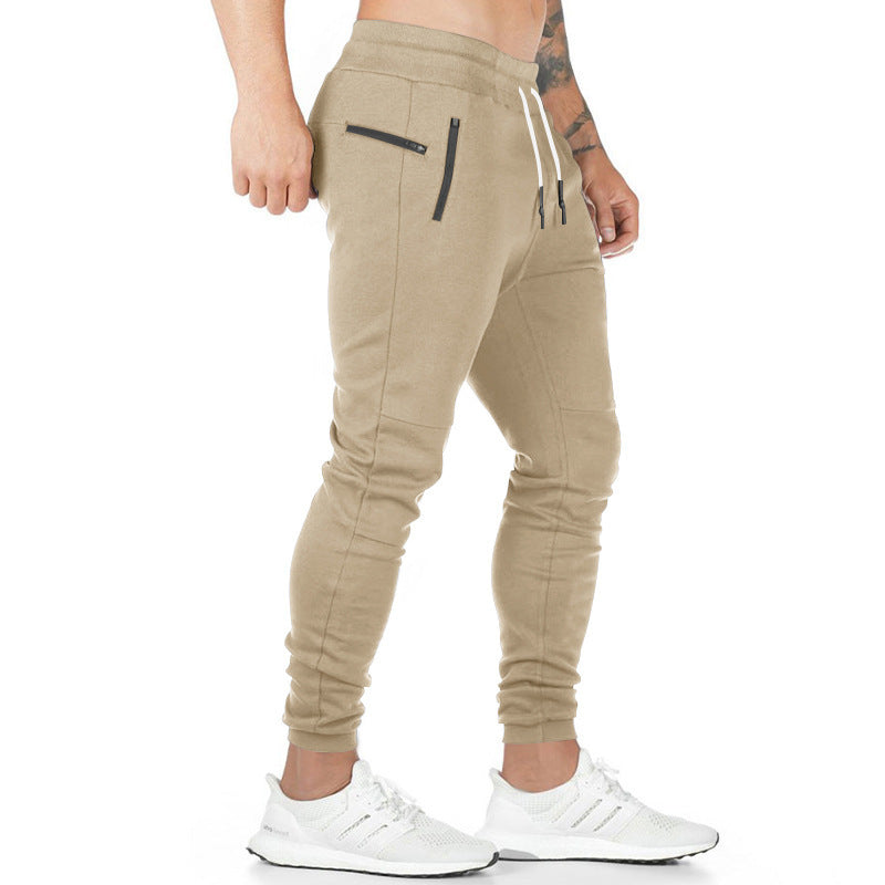 Herren Sweatpants Slim Fit Bügelfalte mit elastischem Bund