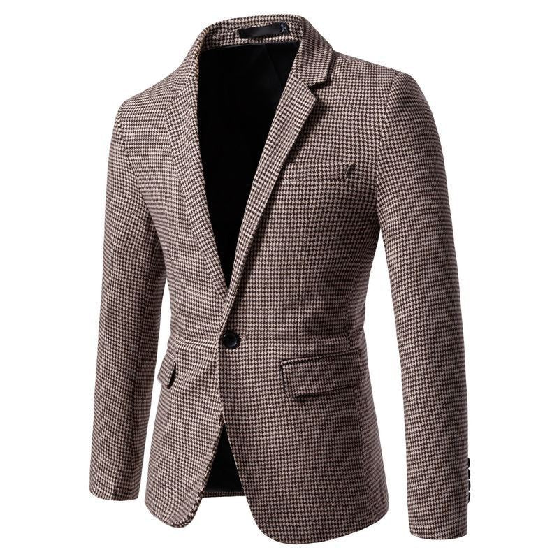 Herren Blazer Karomuster Elegant Modern