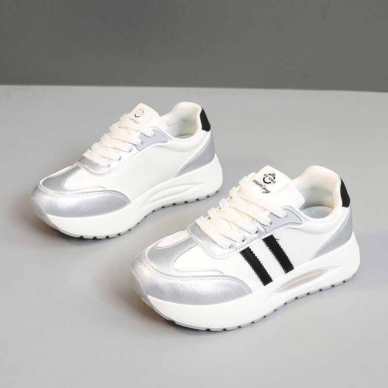 Damen Sneaker Sportlich Chunky Atmungsaktiv Komfort