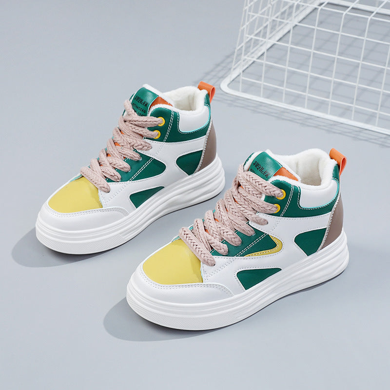 Damen Sneaker High-Top modisch Trendfarben