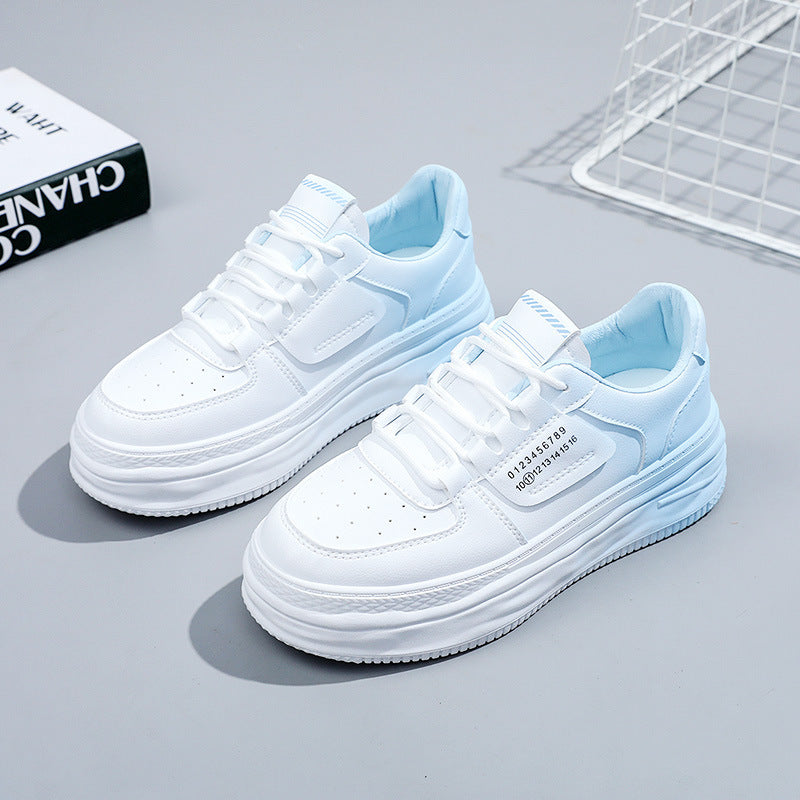 Damen Plateau Sneaker Komfortabel Dämpfung Modisch
