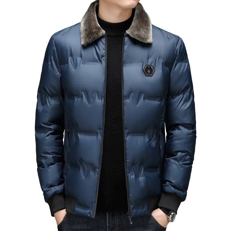 Herren Winterjacke Steppweste Weich Warm Elegant