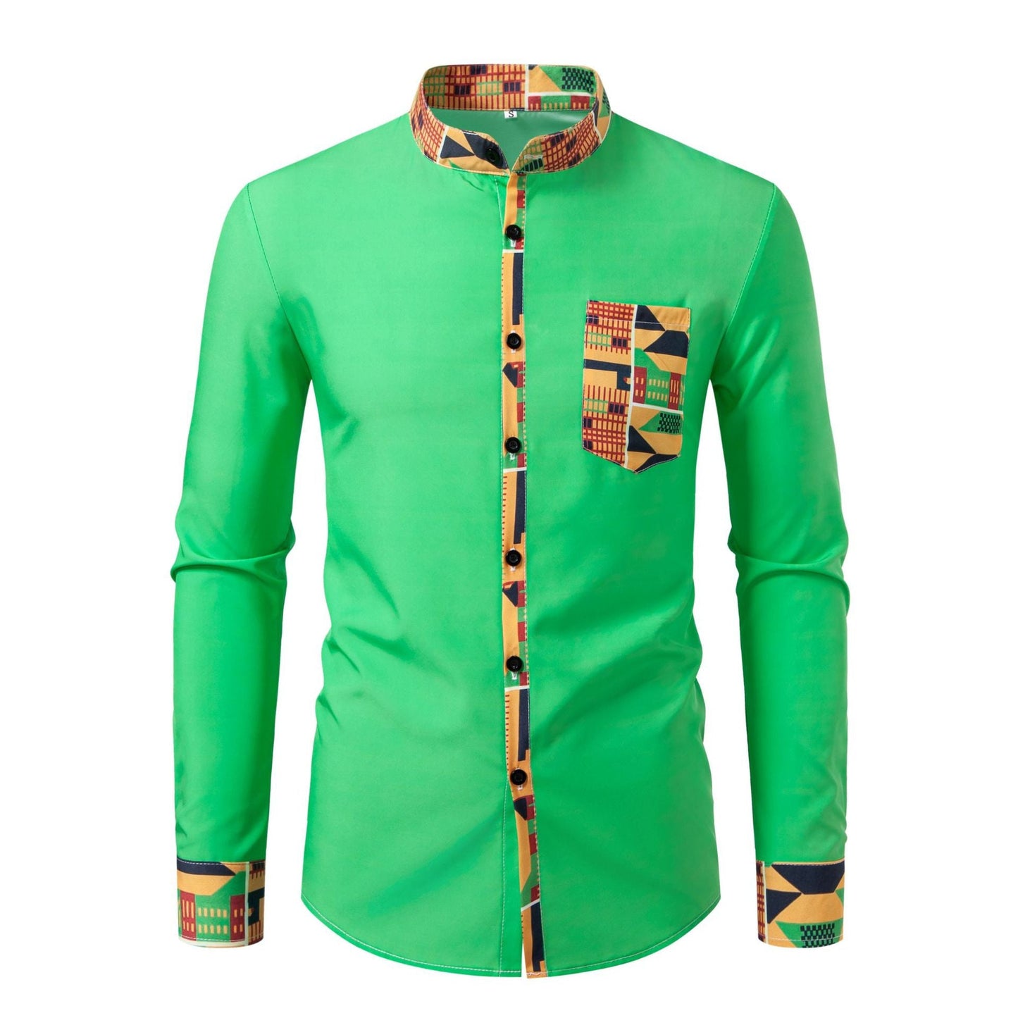 Herren Hemd Afro-Look Modern Berlin Style