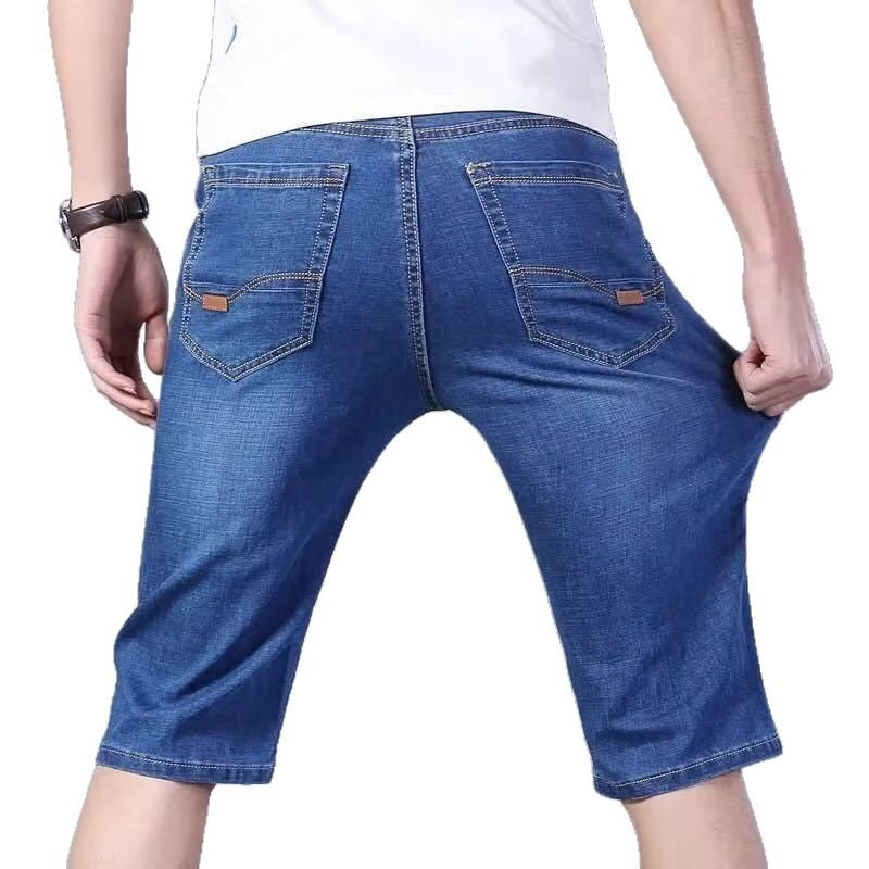 Herren Shorts Denim Modern Schnitt Praktisch