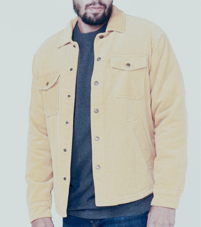 Herren Cordjacke Warm Gefüttert Praktisch
