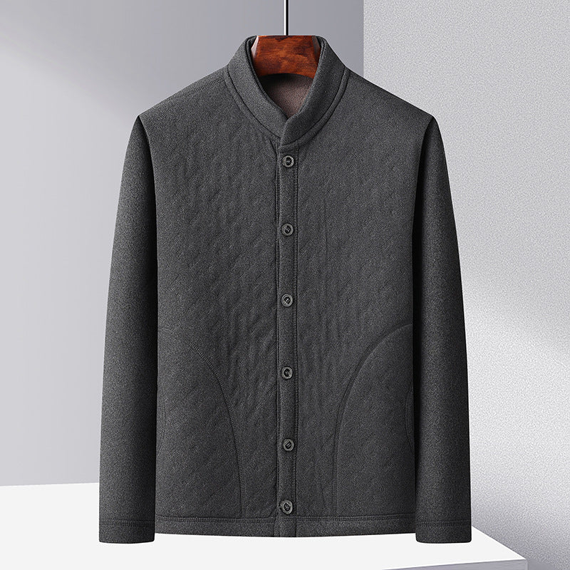 Herren Steppjacke Slim Fit schmal Kragen Modern