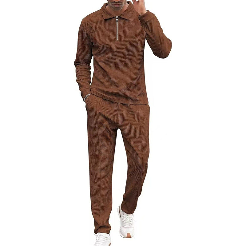 Herren Sweatset Bequem Strukturiert Freizeitwear