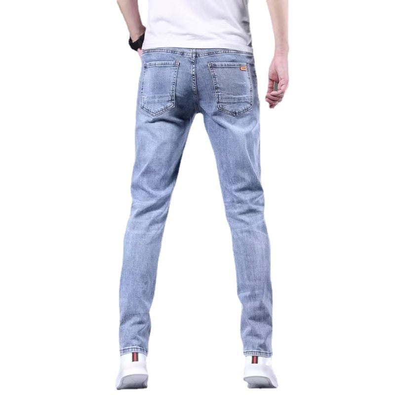 Herren Jeans Slim Fit Vintage Style
