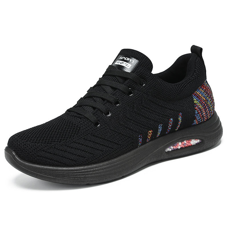 Damen Sneaker Luftgepolstert Sportlich Bequem