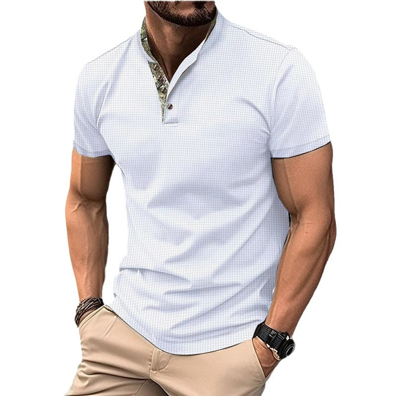 Herren Poloshirt Kurzarm Modern mit Kragen