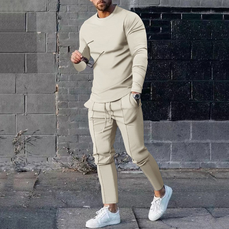 Herren Langarmshirt Bequem Lässig Trendig