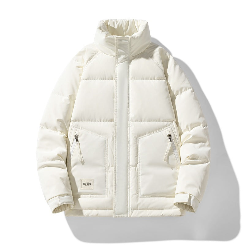 Herren Winterjacke Isoliert mit Hochkragen Warm