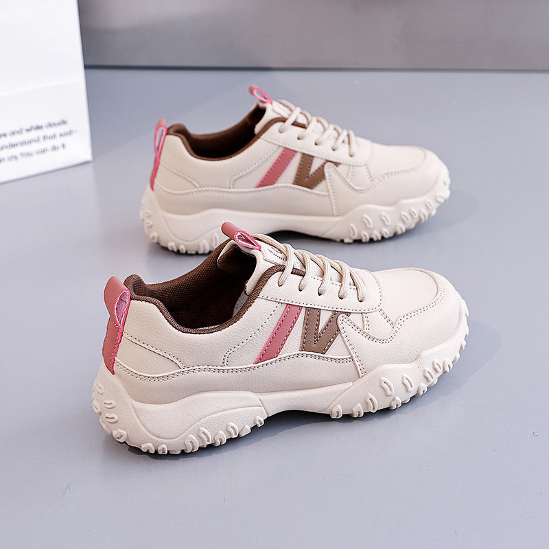 Damen Sneaker Sportlich Leichtlaufend mit Profilsohle