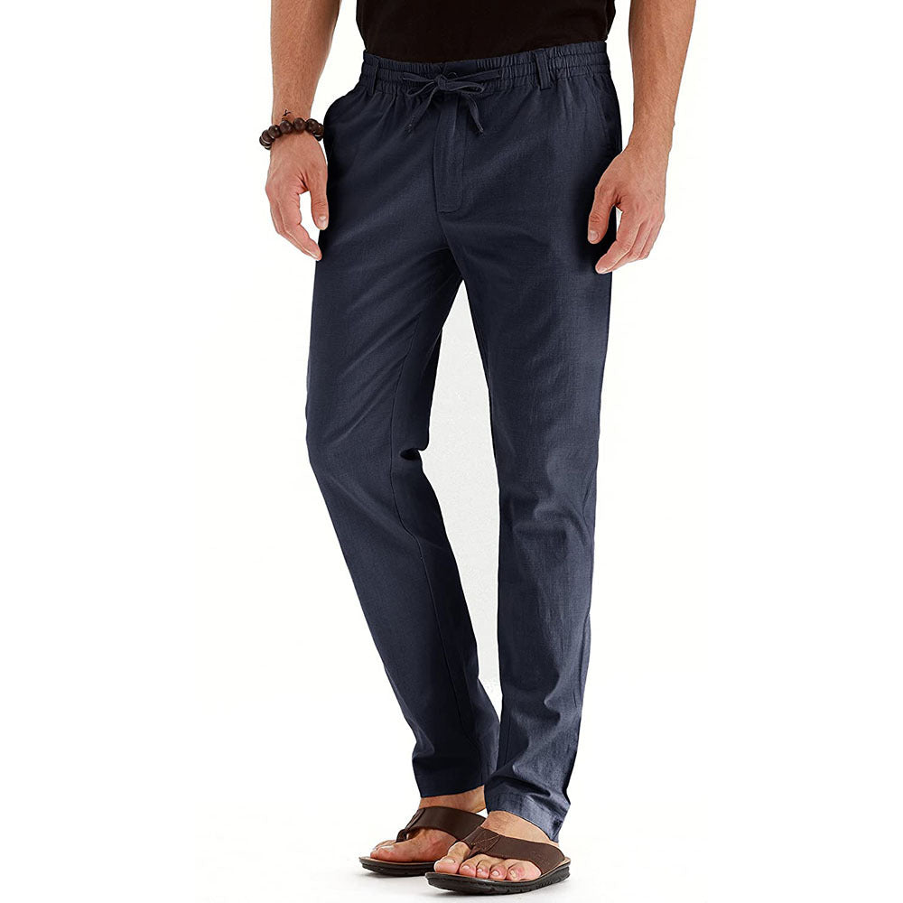 Herren Sommerhose Leichte Freizeithose Bequem