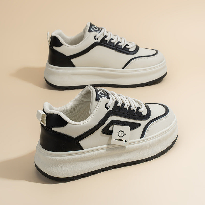 Damen Sneaker Hohe Sohle Sportschuhe Frauen