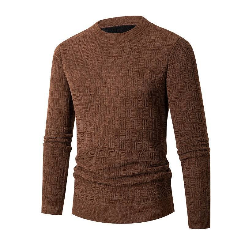 Herren Strickpullover Modern mit Strukturdesign