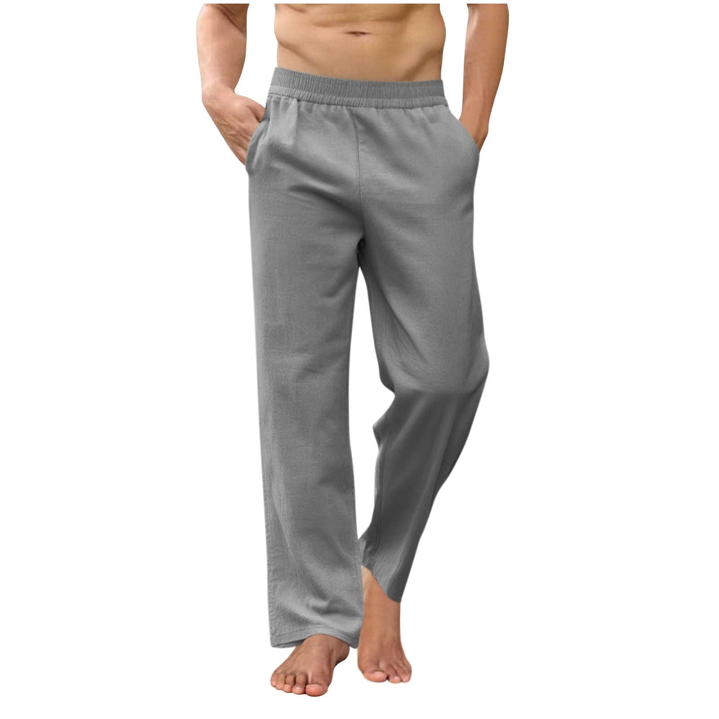 Herren Jogginghose Bequem Freizeit mit Seitentaschen