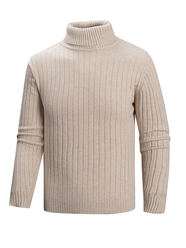 Herren Pullover Rollkragen Feinstrick Modern Style