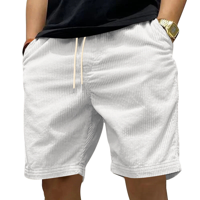 Herren Cordhose Bequem Strukturiert Freizeit Hose