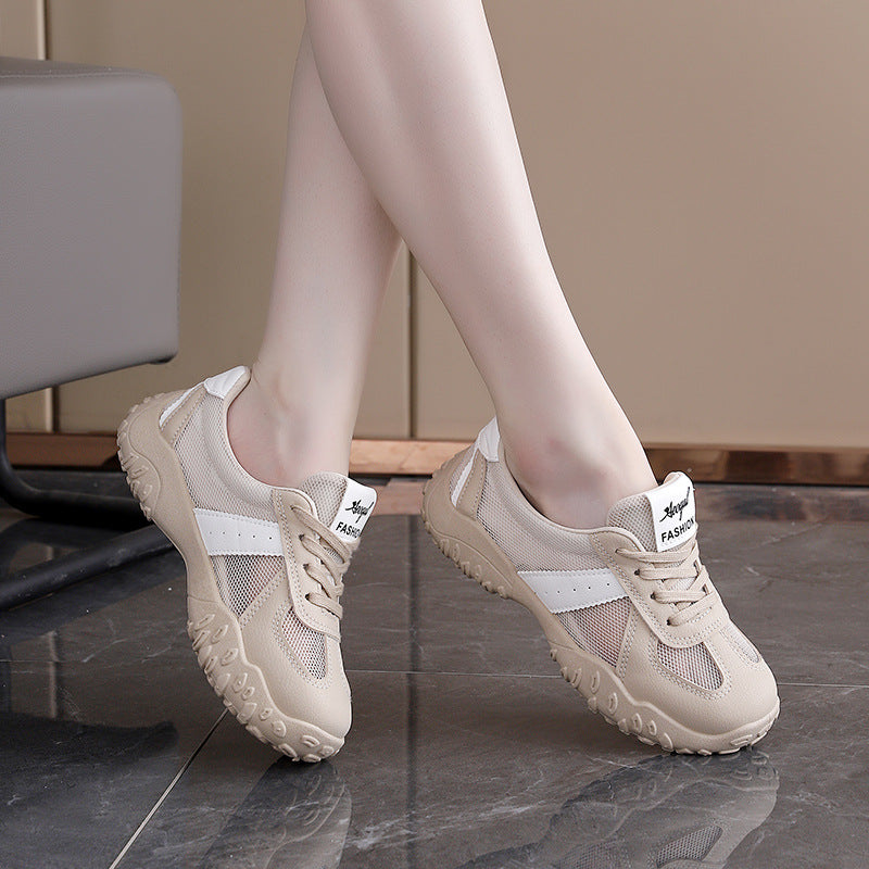 Damen Sneaker atmungsaktiv Freizeitschuhe Netzmaterial rutschfest