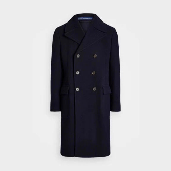 Herren Übercoat Klassisch Eleganter mit Weste