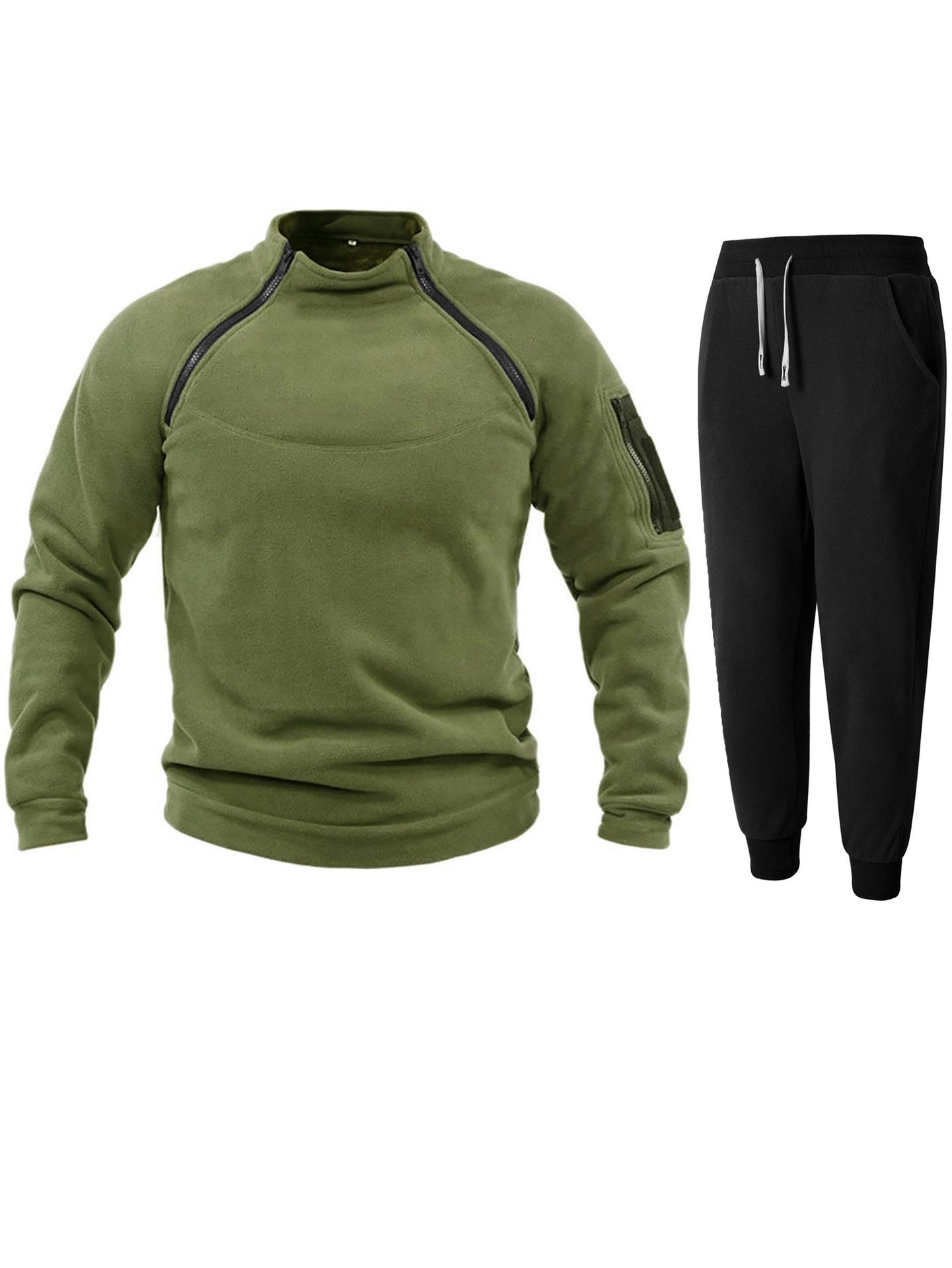 Herren Sportset Funktionspullover Jogginghose Set
