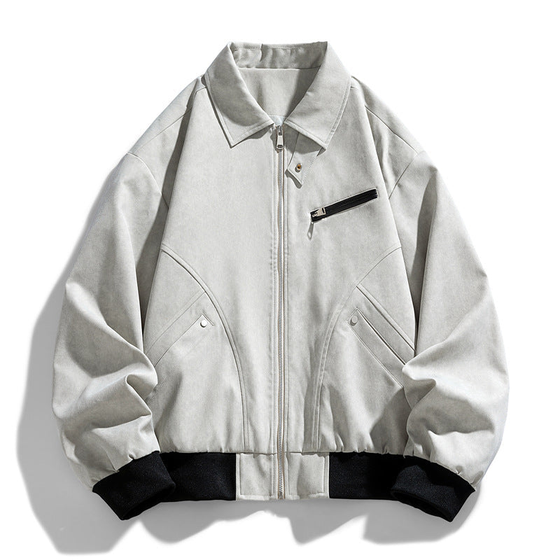 Herren Bomberjacke Lässig Modern Schnitt Berlin Style