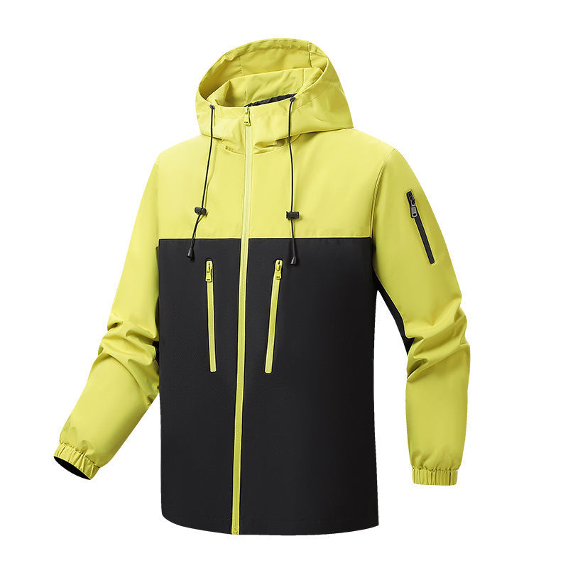 Herren Funktionsjacke Winddicht Wasserdicht Sportlich
