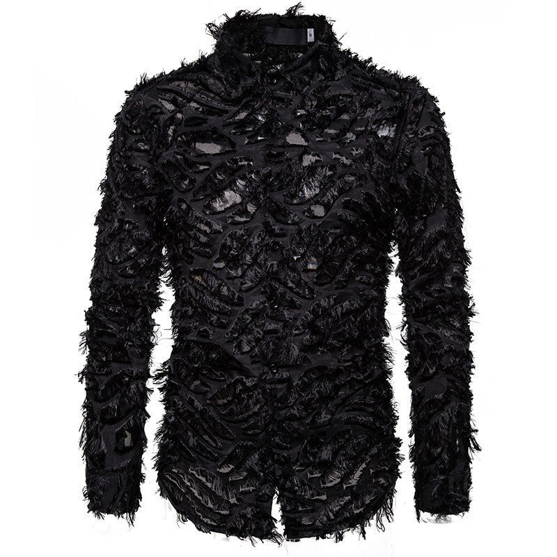 Herren Hemd Modern Strukturiert Elegant Berlin Style
