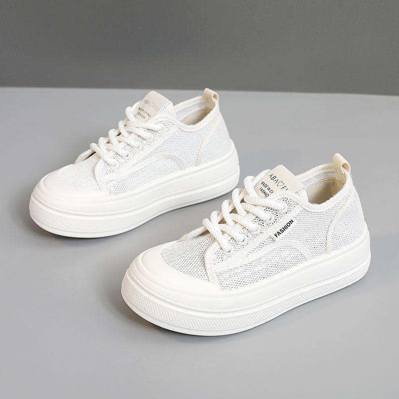 Damen Sneaker Strukturiert Komfortabel Laufsohle