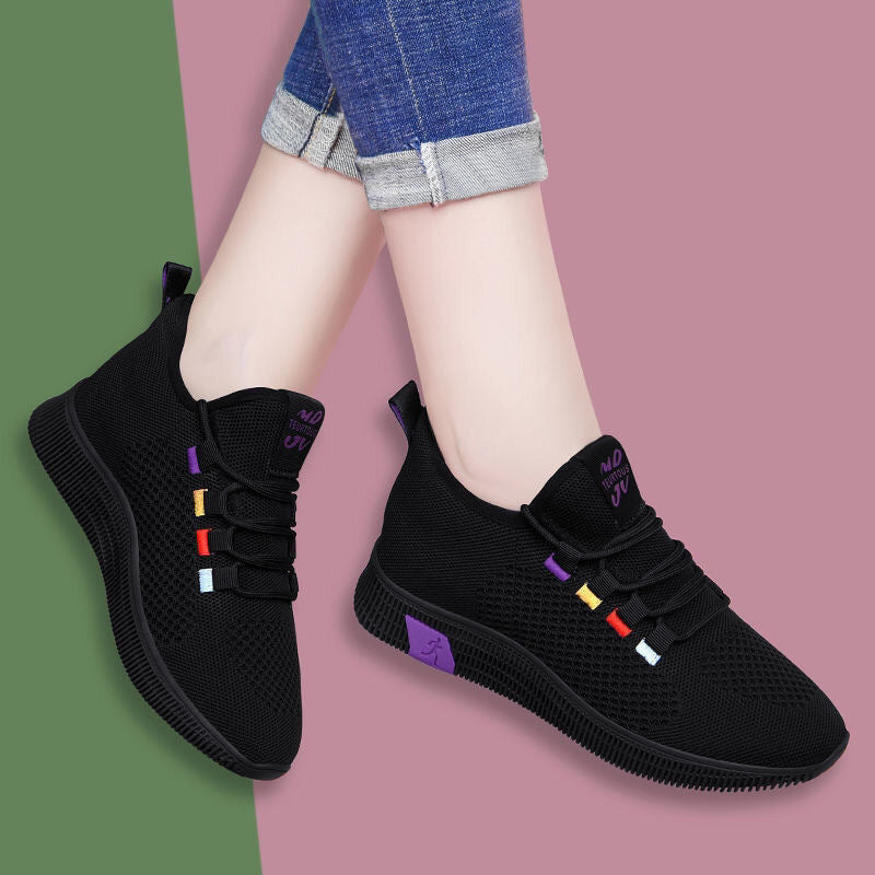 Damen Trainingssneaker Atmungsaktiv Flexibel Laufschuhe Sport