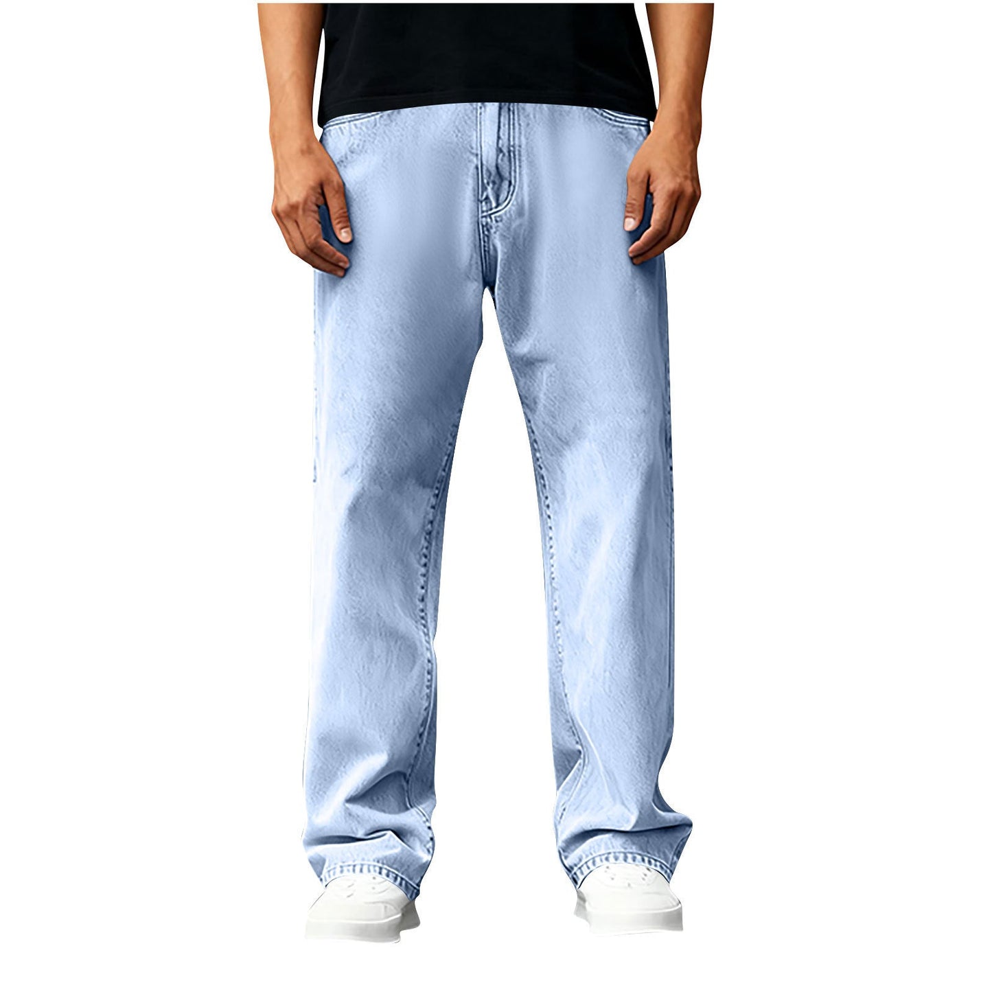 Herren Jeans Weite Bein mit vielen Taschen