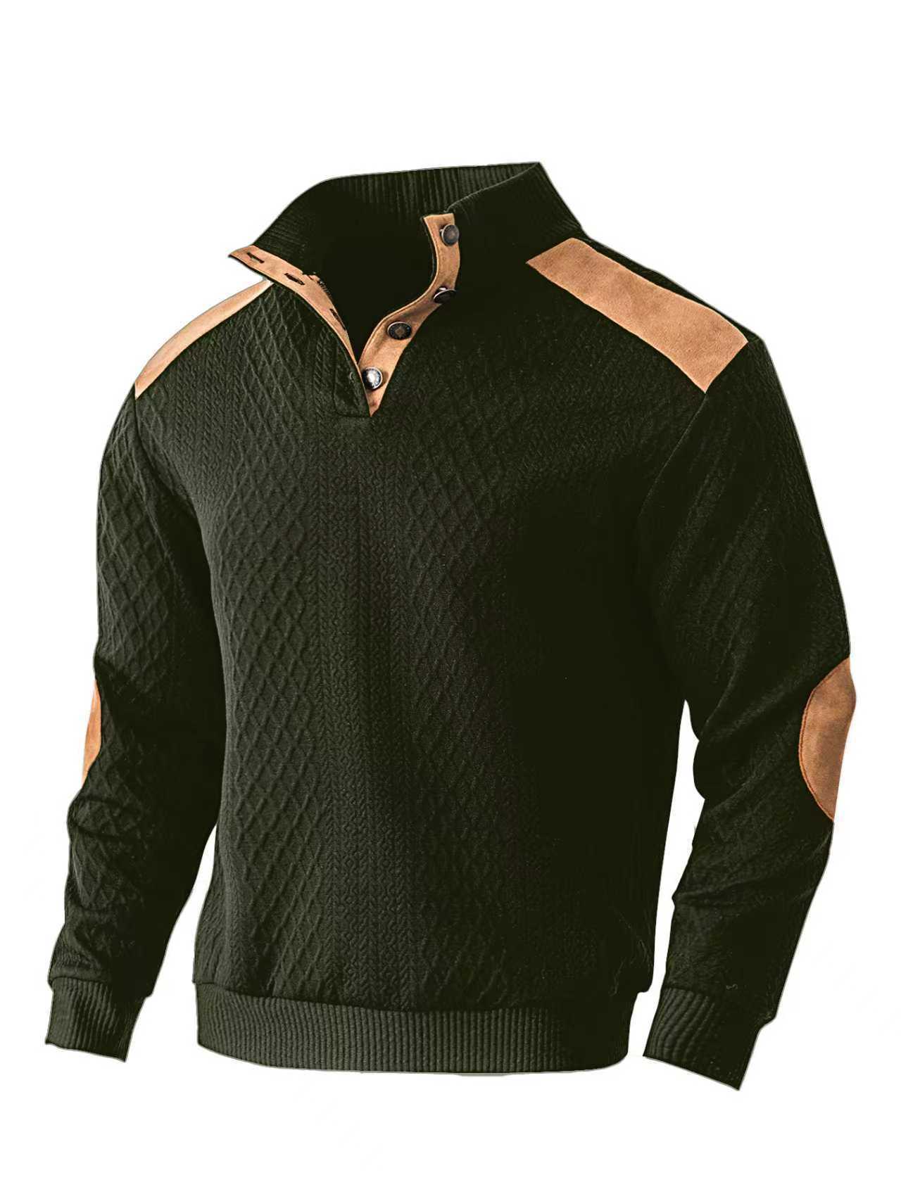 Herren Strickpullover Stehkragen Modern Trendig