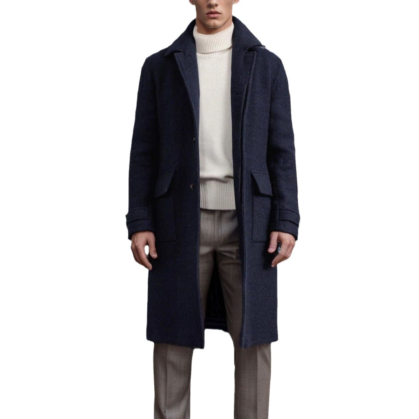 der neue Titel: Elegantner Wool Peacoat Berlin Glamour