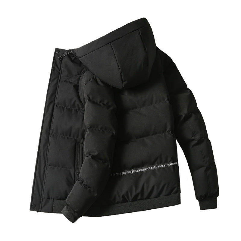 Herren Steppjacke Warm Isoliert mit Kapuze