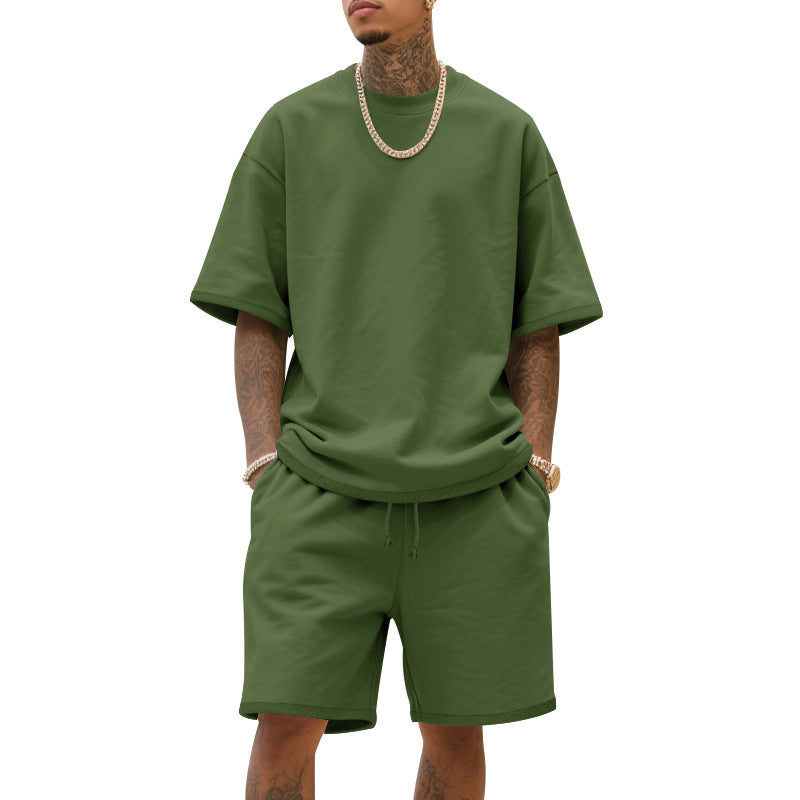 Herren Sportset atmungsaktiv Komfort Baumwollmix Casual