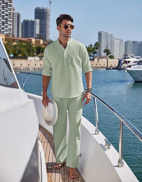 Herren Lounge Set Bequem Relaxed Fit Casual