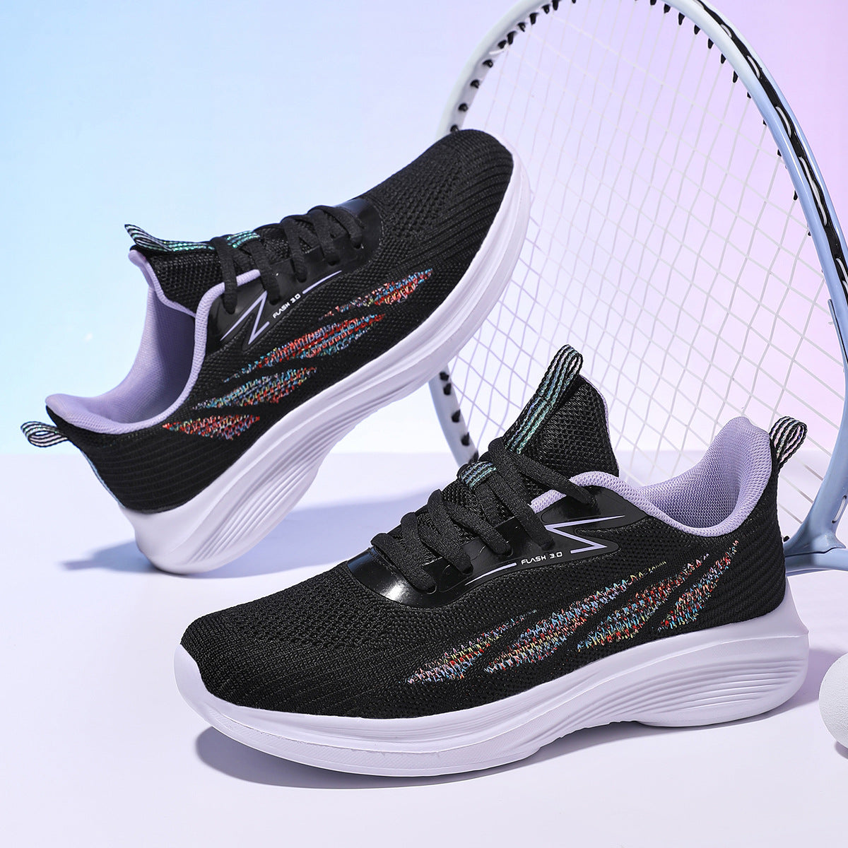Damen Sneaker Leicht Sport Mesh Atmungsaktiv