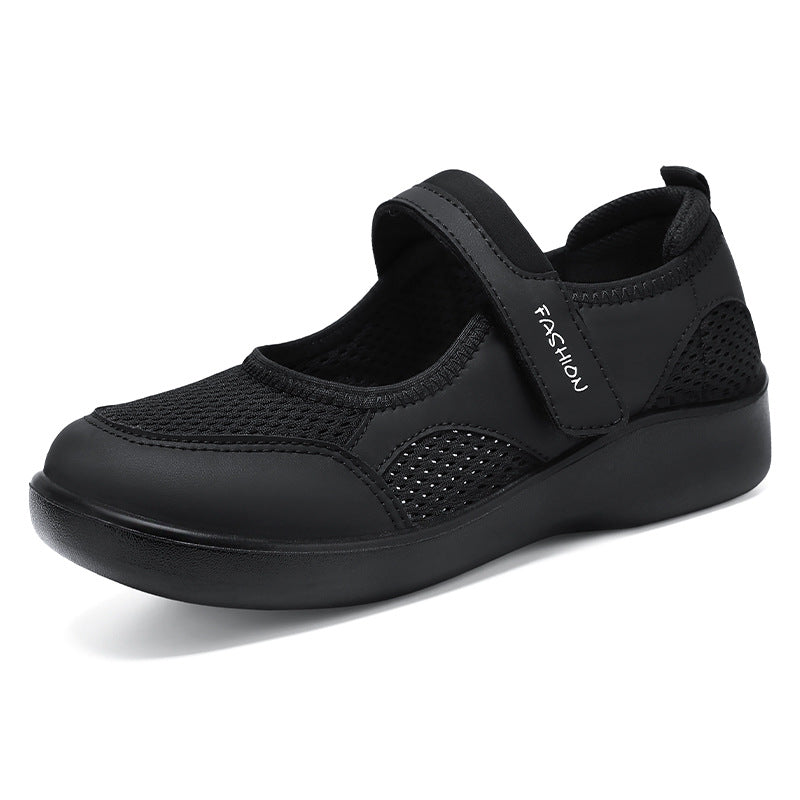 Damen Fitness-Sneaker Atmungsaktiv mit Klettverschluss Damen Laufschuhe Sport