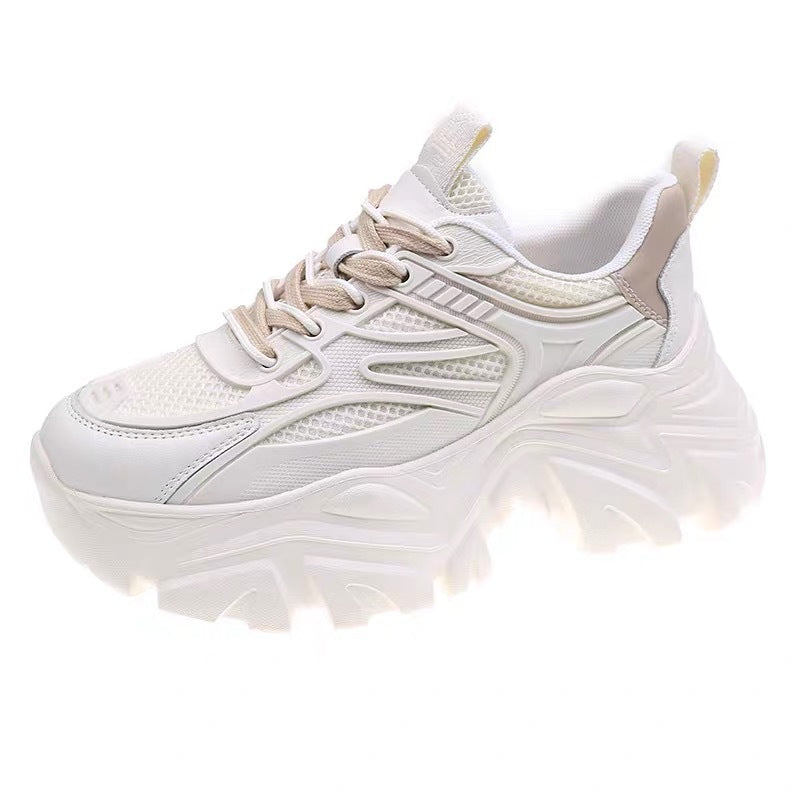 Damen Sneaker Sportlich Chunky Bequem Flexibel