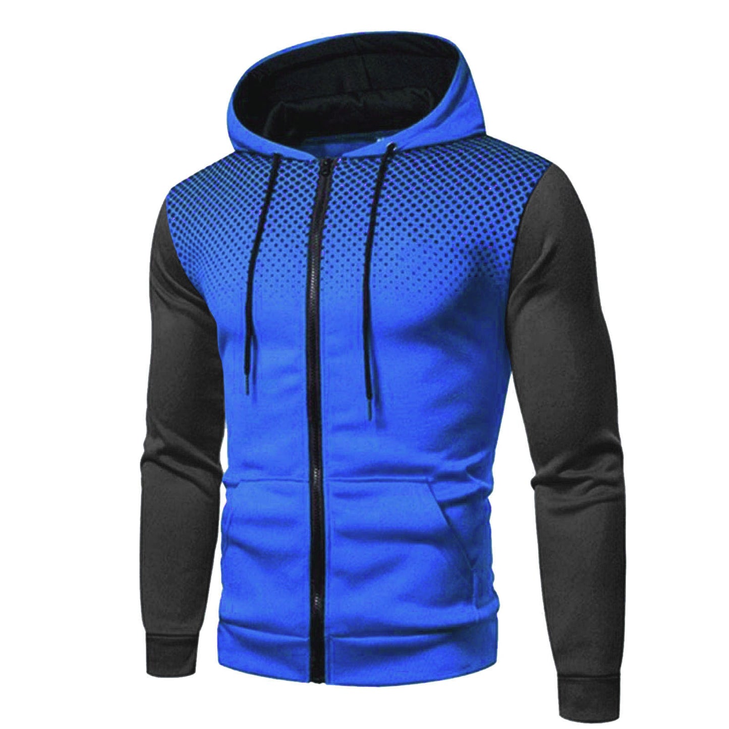 Sportliche Kapuzenjacke mit kontrastierenden Einsätzen Berlin-Glamour