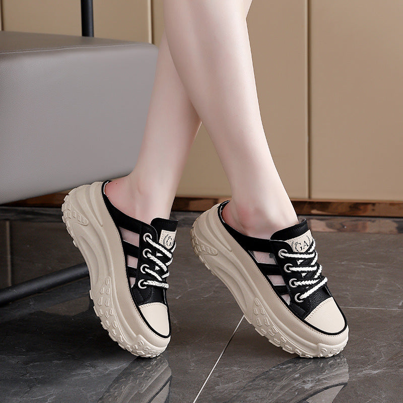 Damen Sneaker Bequem Mesh Atmungsaktiv Rutschfest