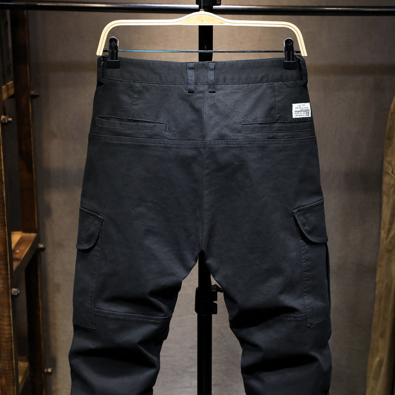Herren Cargohose elastisch mit vielen Taschen Modern
