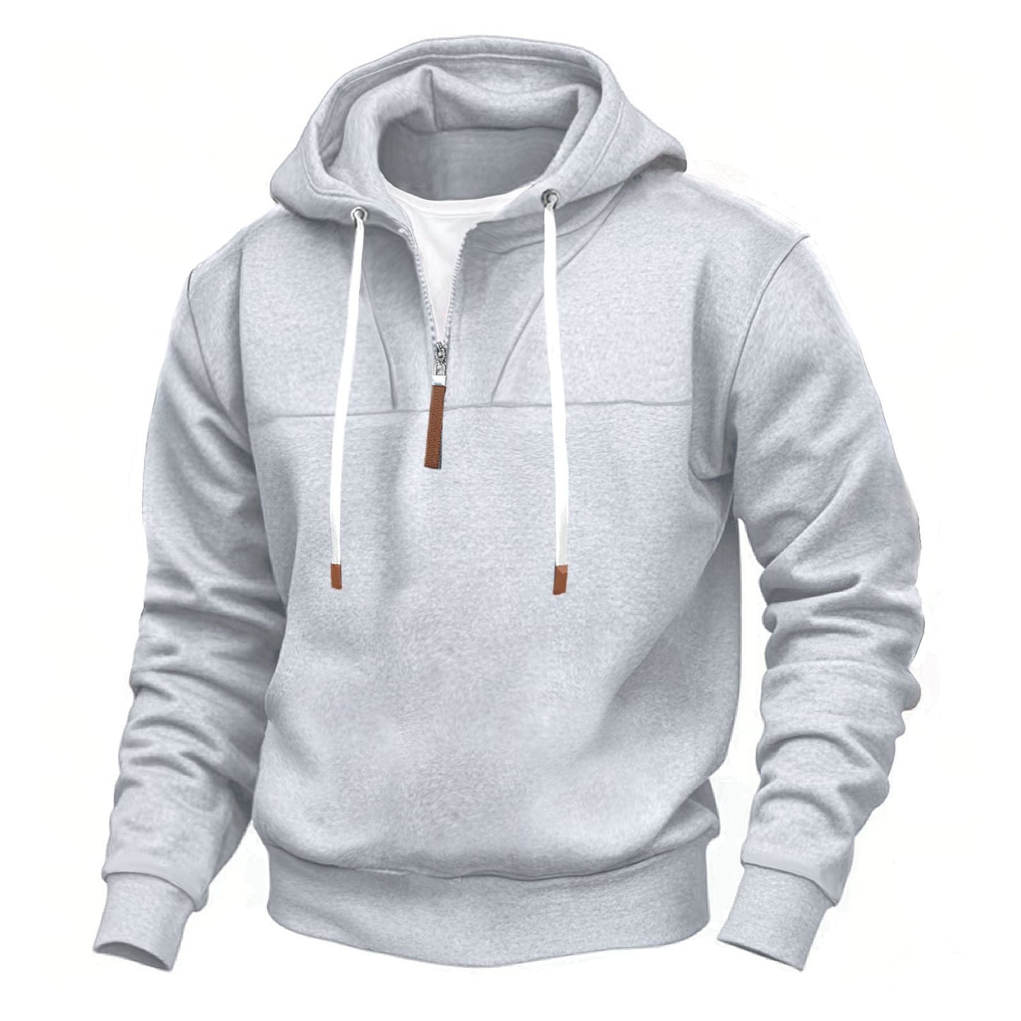 Herren Kapuzenpullover Lässig Modern Mit Reißverschluss